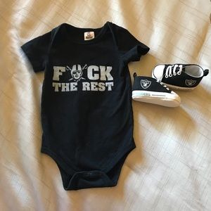raiders onesie baby
